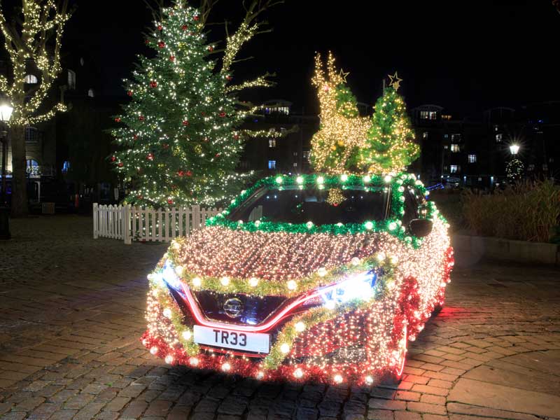 Nissan Leaf Weihnachten